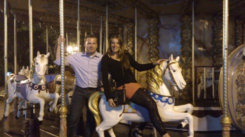 Jag och Eric Thelen (The Netherlands) utanför casinot i Ax-Les-Thermes